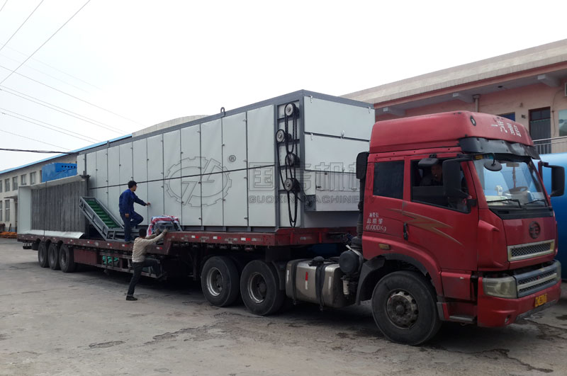 冬瓜皮烘干機(jī)正在裝車(chē)